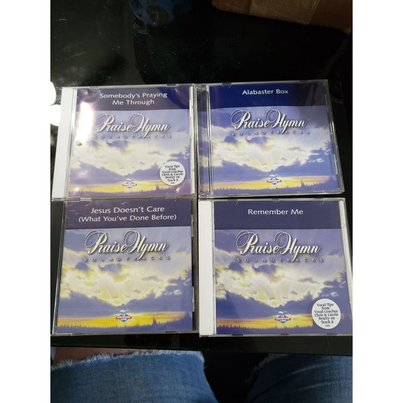 Praise Hymn Soundtracks lot of 4 Remember me, Albaster Box, Jesus Doesn't Care - Picture 1 of 6